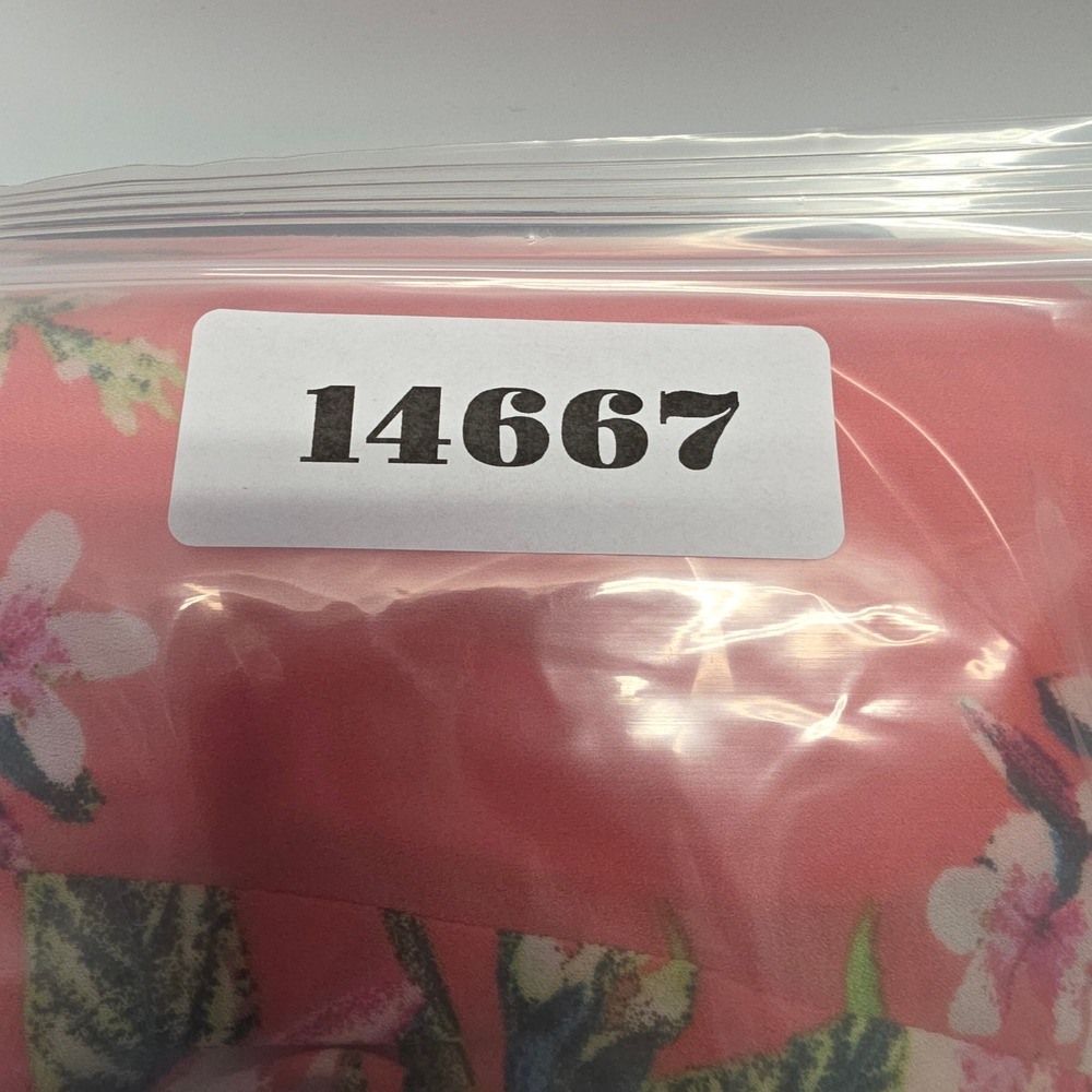 She + Sky Maxi Dress Womens S Coral Tropical Floral Resort Vacation Boho Flowy - Picture 15 of 15